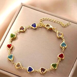 Zirconia Love Bracelet